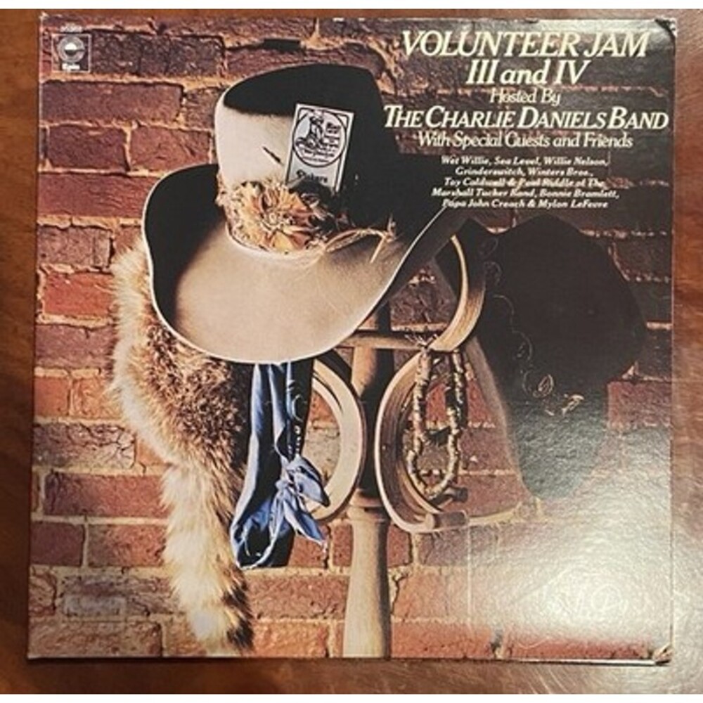 VOLUNTEER JAM III AND IV CHARLIE DANIELS 2 LP SET